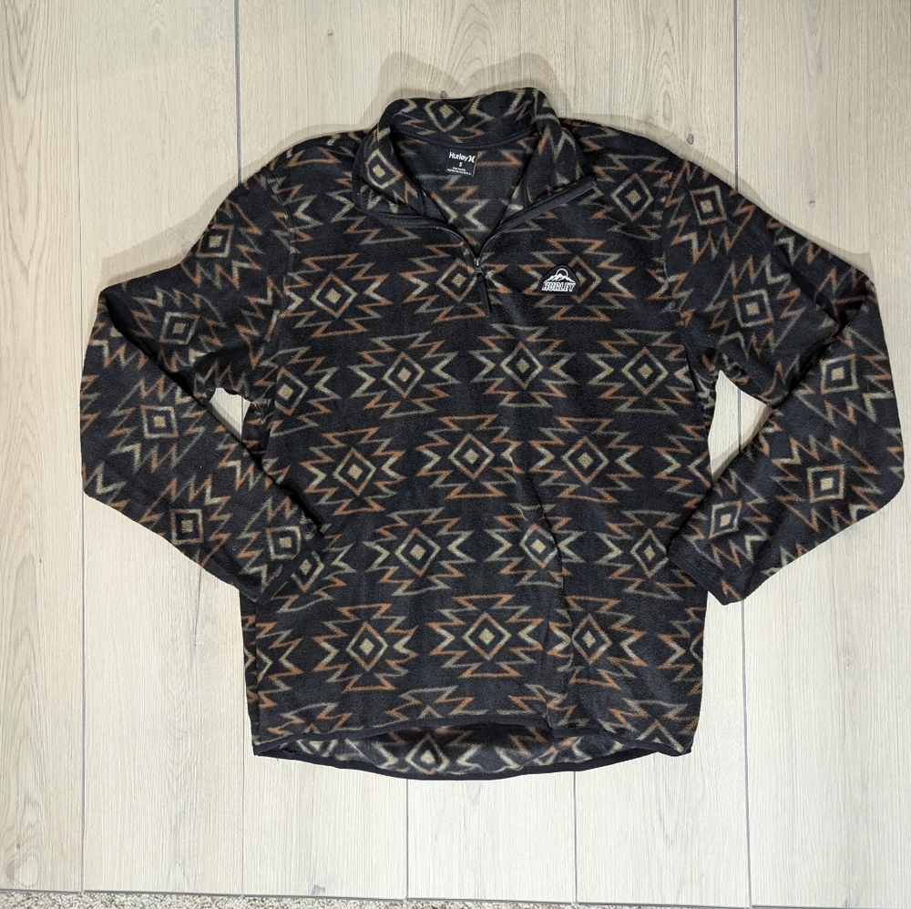 Hurley Men's Geometric Pattern Sweatshirt